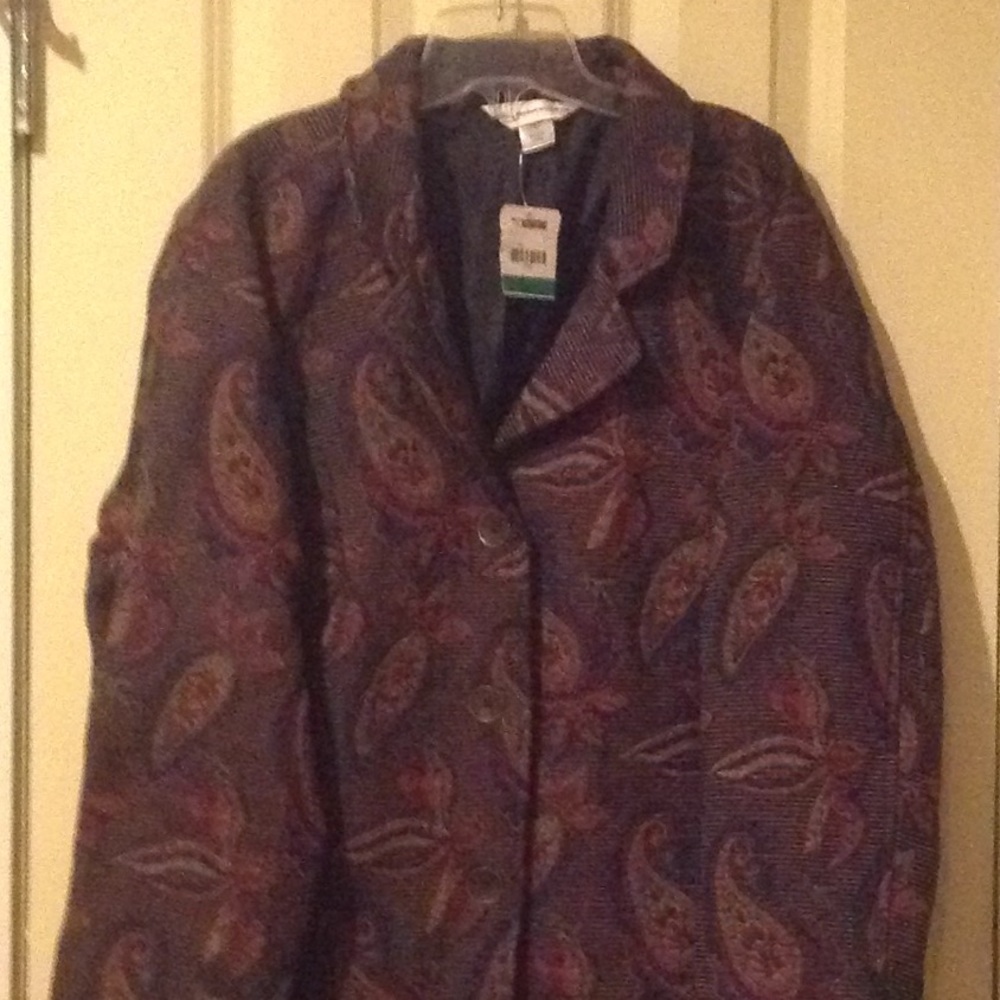 NWT TWEED FULLY LINED BLAZER